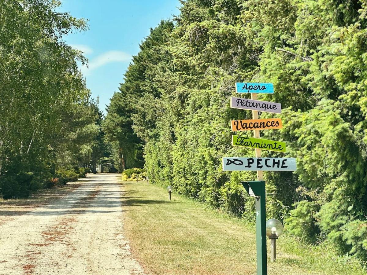 Chalet La Perche Au Bord De L'Eau Lion-en-Sullias Εξωτερικό φωτογραφία