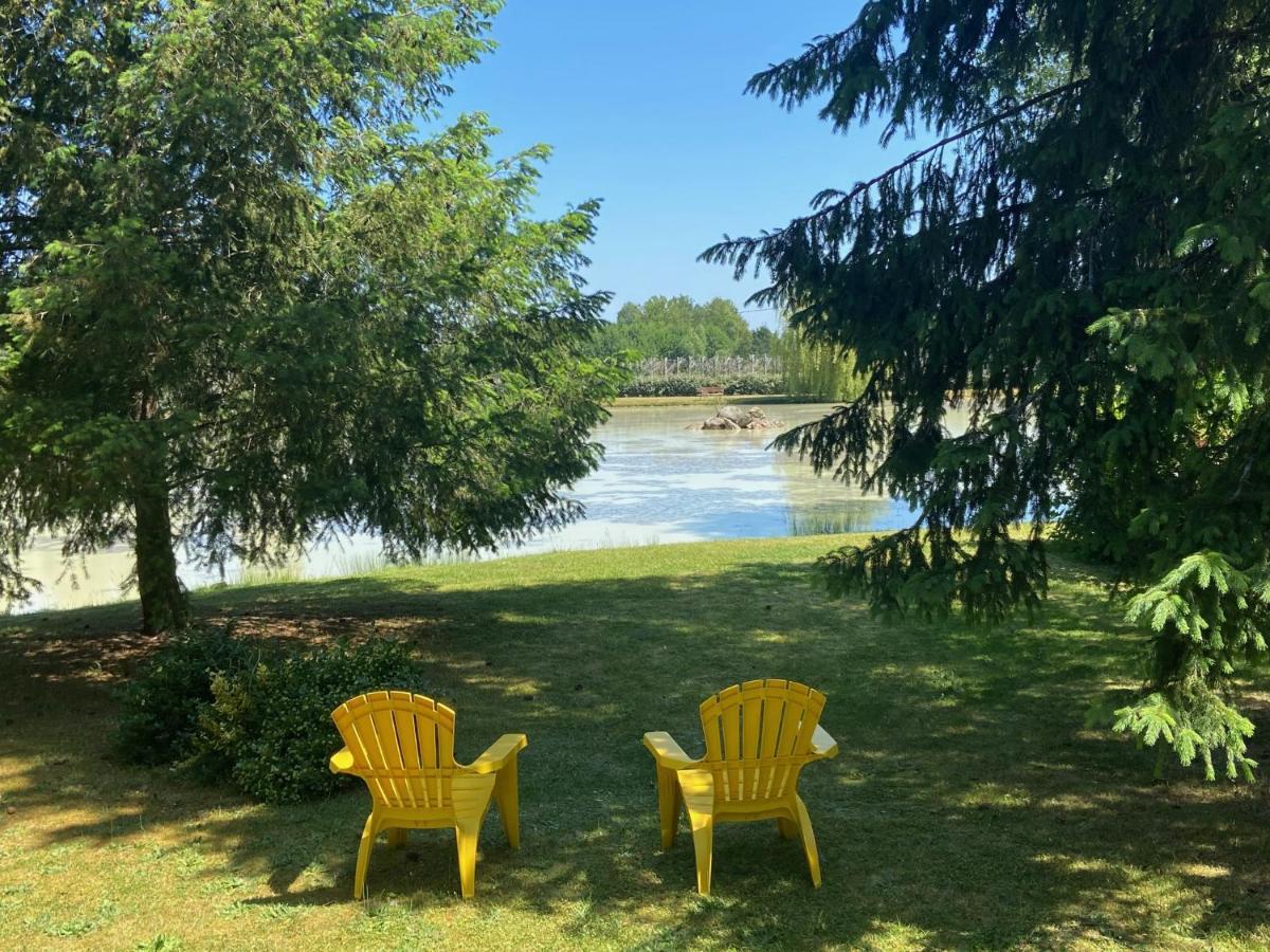 Chalet La Perche Au Bord De L'Eau Lion-en-Sullias Εξωτερικό φωτογραφία